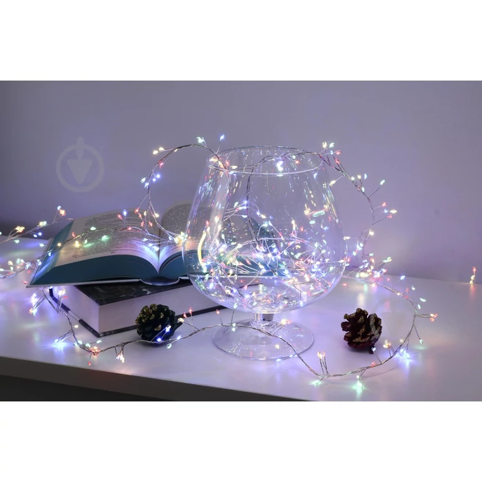 LED girland - csepp alakú 960 MICROLED színes