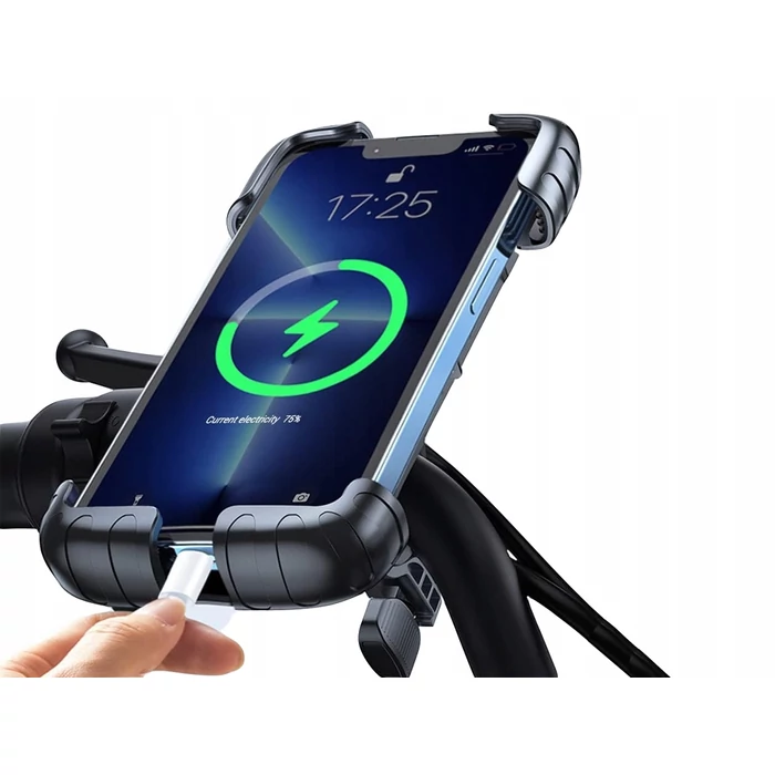 Ütésgátló kerékpáros telefontartó