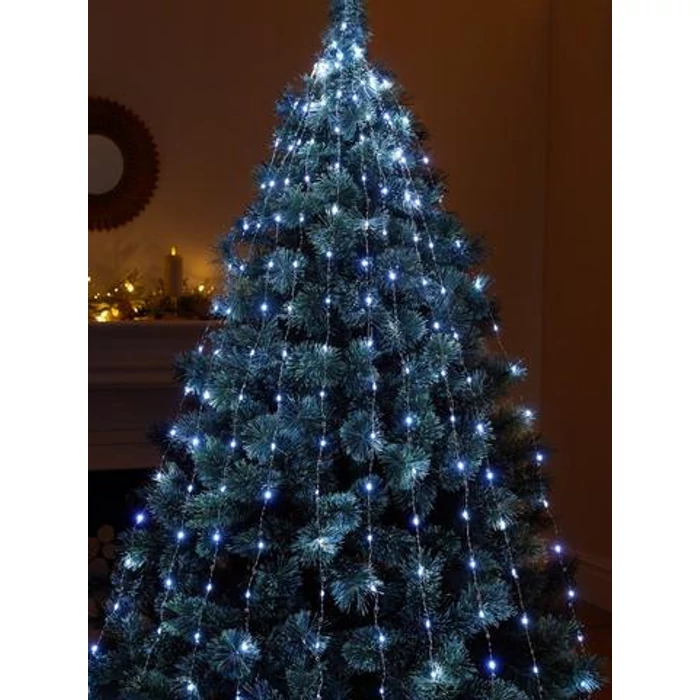 80 LED-es hideg fehér microled fényháló