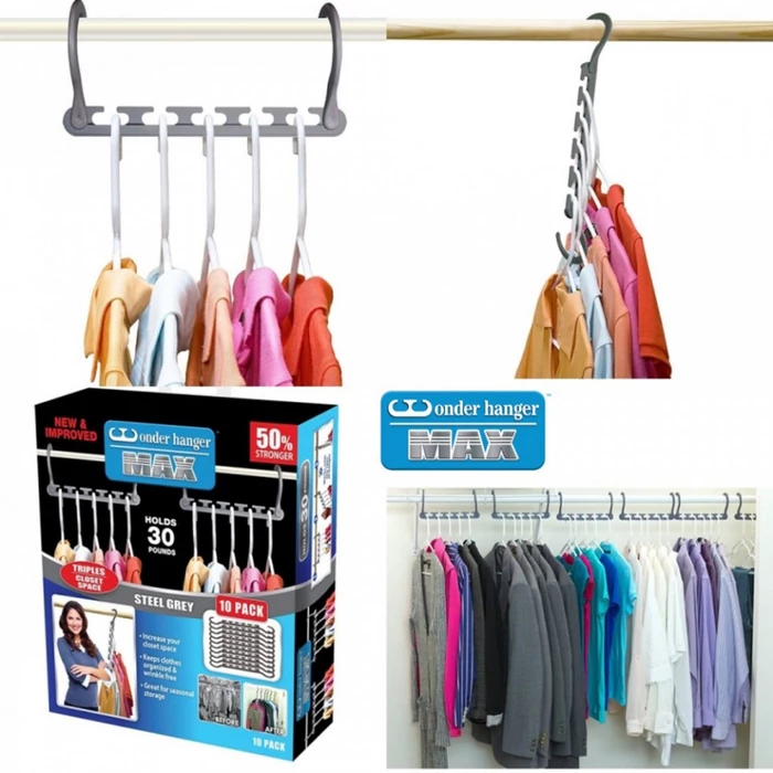 Helytakarékos ruhaakasztó