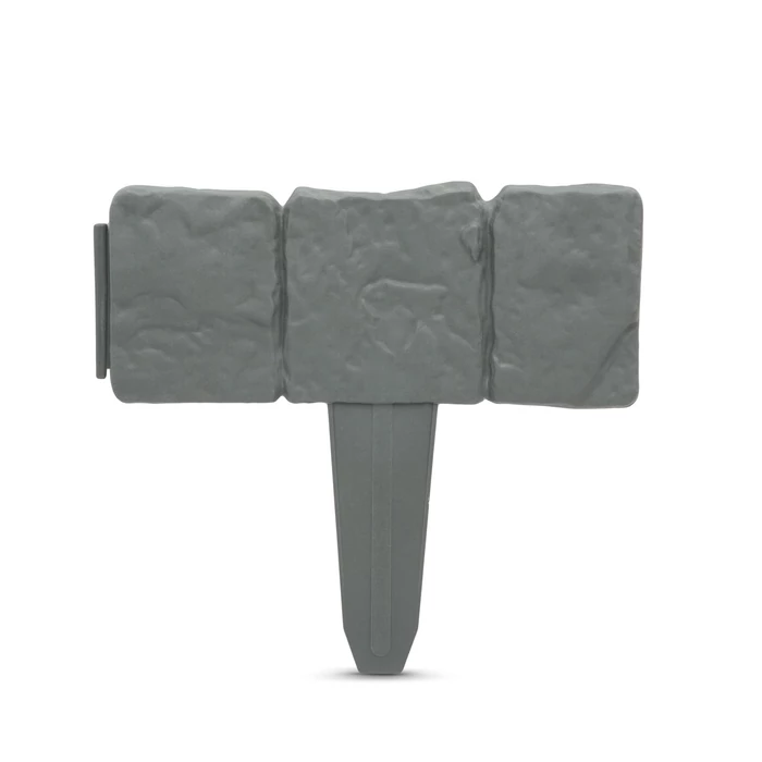 Virágágyás / gyepszegély (4 darabos csomag, 25 x 22,5 cm, műanyag)