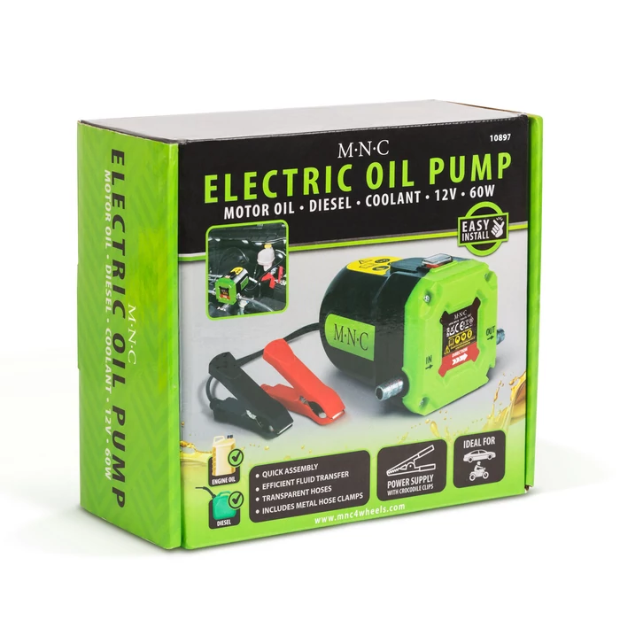 Elektromos olajszivattyú (motorolajhoz, gázolajhoz, hűtőfolyadékhoz, 60W)