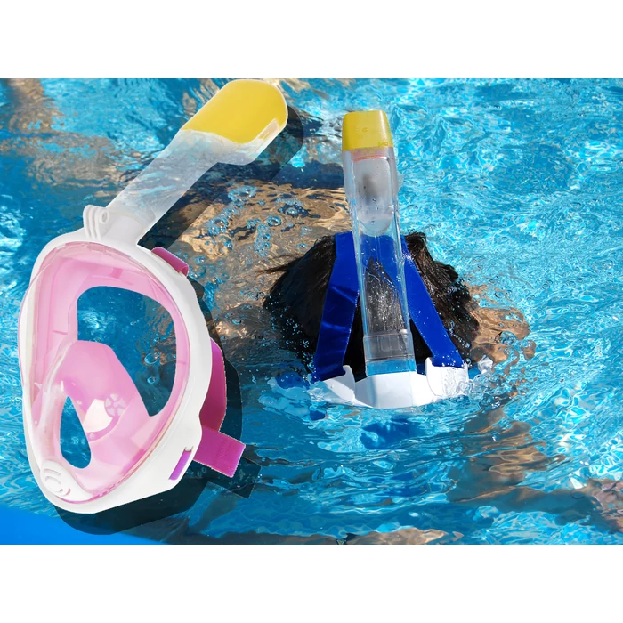 Snorkeling maszk S / M rózsaszín