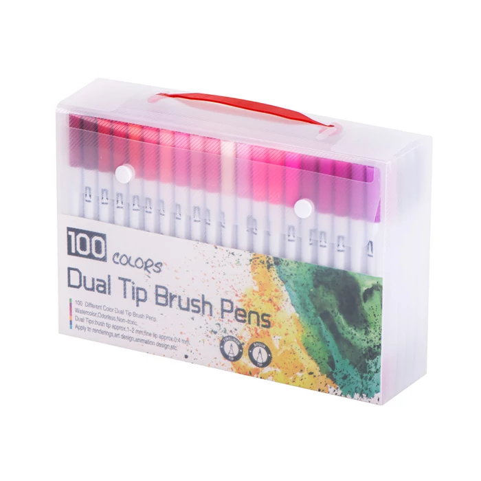 Színes tollak 100 db-os készlete