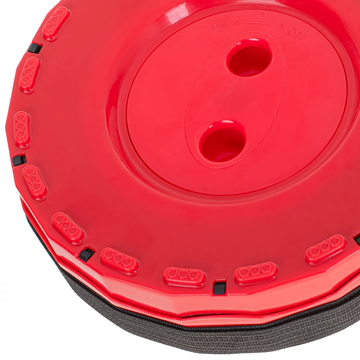 Összecsukható teleszkópos kempingszék zsámoly - piros