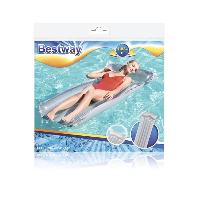 BESTWAY felfújható úszómatrac - szürke