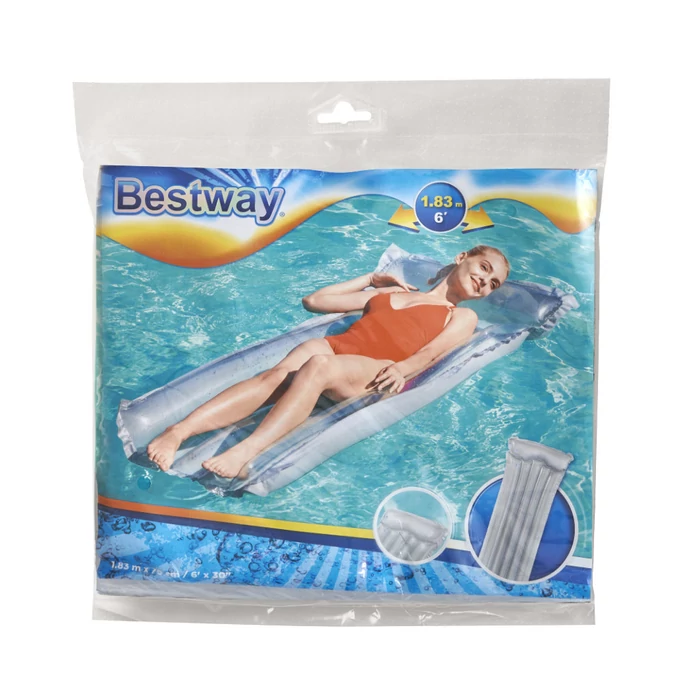 BESTWAY felfújható úszómatrac - szürke