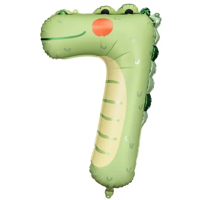 Fólia léggömb 56x85 cm - Krokodil 7