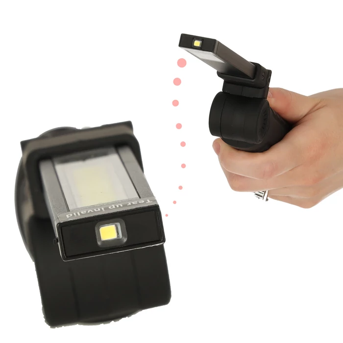Akkumulátoros műhelylámpa USB COB - mágneses