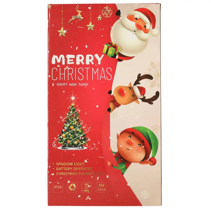 LED függőfények Merry Christmas dekoráció 45cm