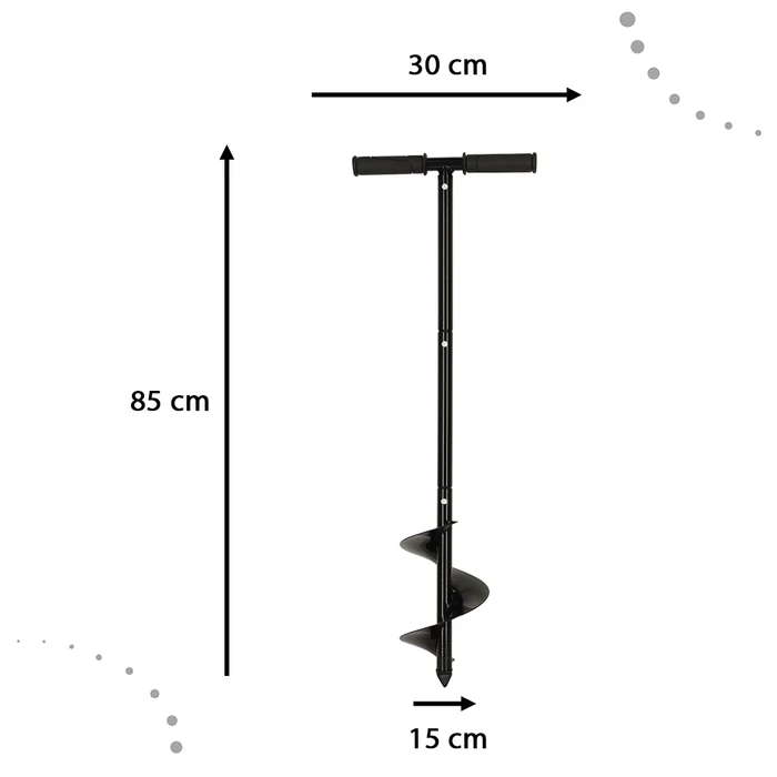Spirális kerti kézi fúrógép ültetéshez, ásáshoz - 85x15cm