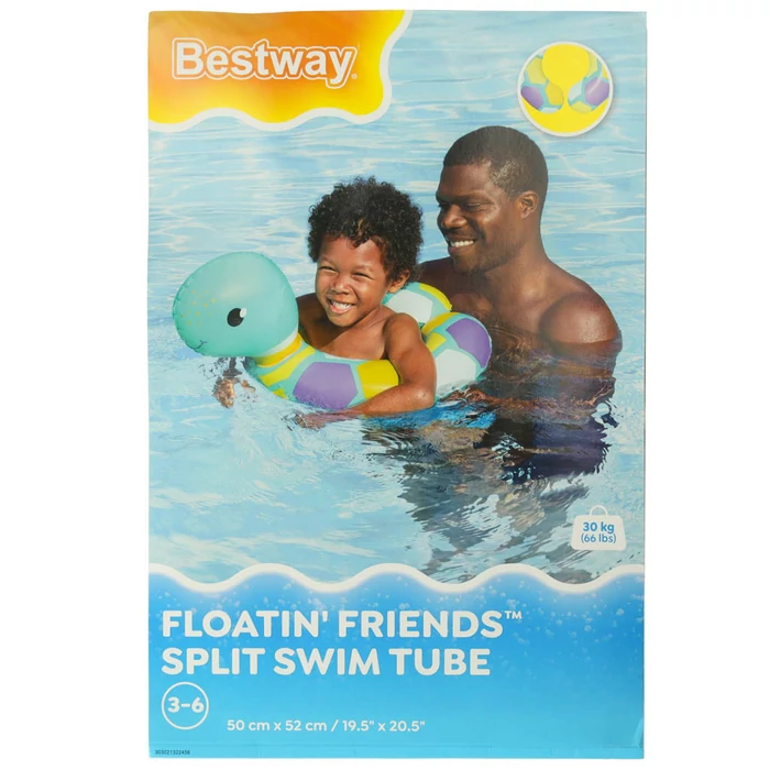 BESTWAY Teknősbéka felfújható úszógumi 3-6 éves korig 30kg
