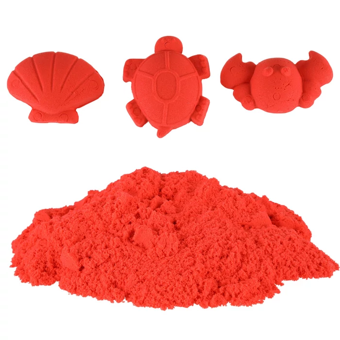 Kinetikus homok 1kg zacskóban piros