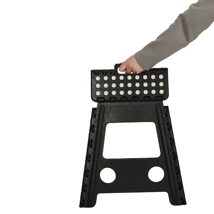 Csúszásmentes összecsukható szék 39cm fekete