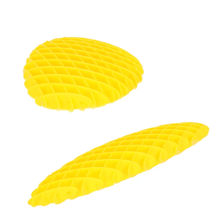 Fidge Worm stressz elleni játék sárga