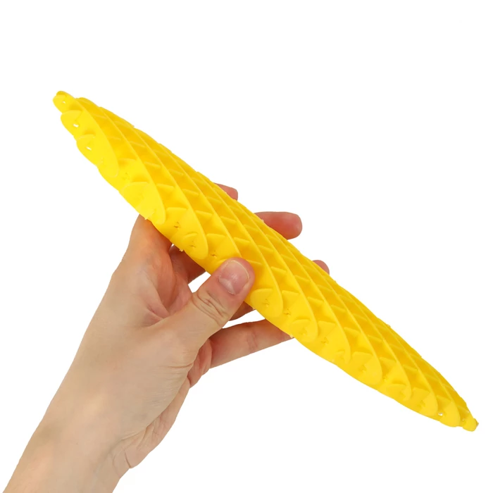 Fidge Worm stressz elleni játék sárga