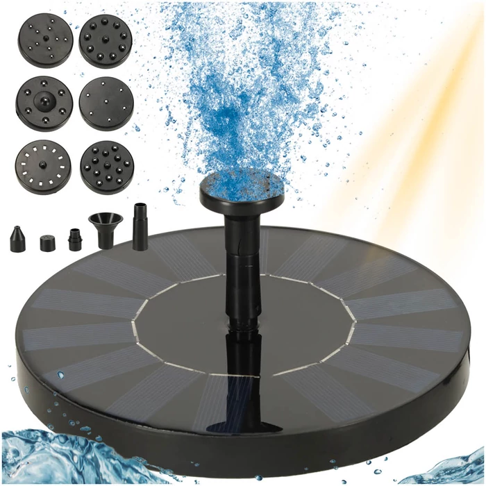 Napelemes szökőkút 16cm