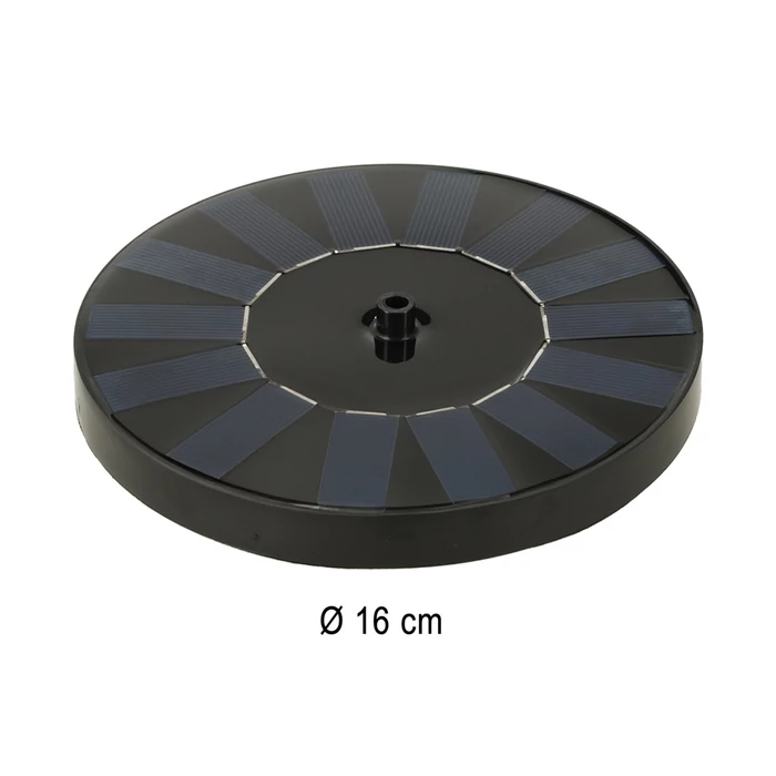 Napelemes szökőkút 16cm