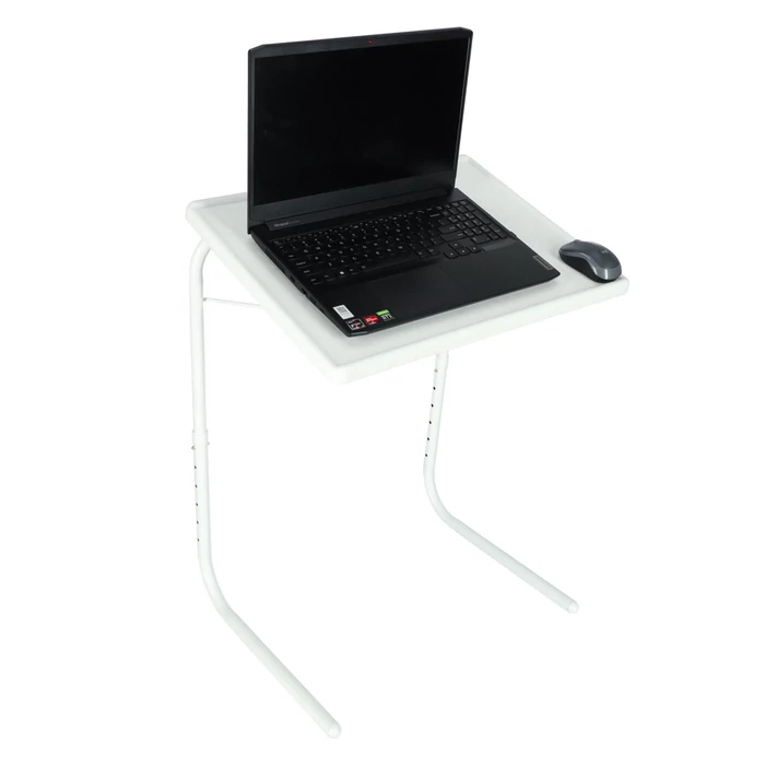 Laptop asztal összecsukható 52 x 40 cm fehér