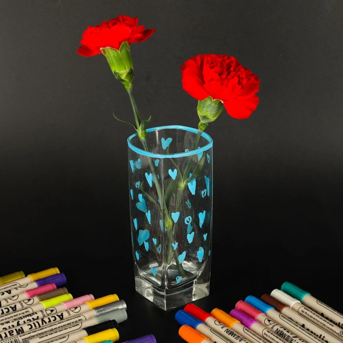 Akril filctollak, DIY vízálló filctollak 24 db.