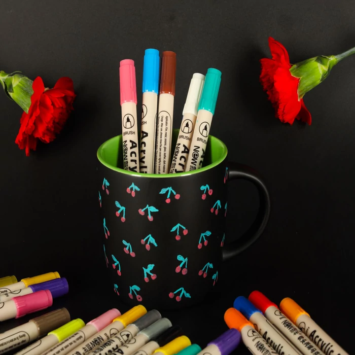 Akril filctollak, DIY vízálló filctollak 24 db.