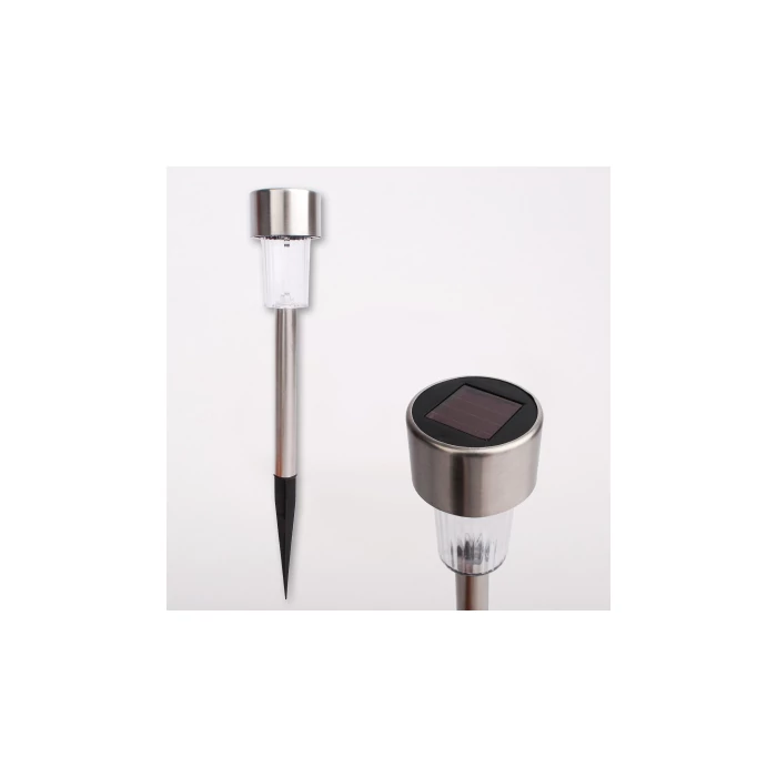 10 db Grundig napelemes kerti lámpa (inox)