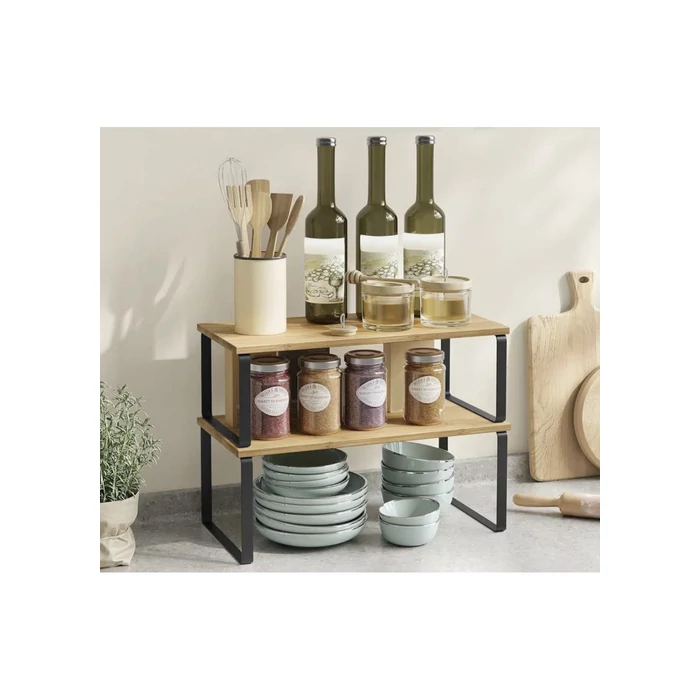 Ruhhy bambusz konyhai polc - 2 db-os szett