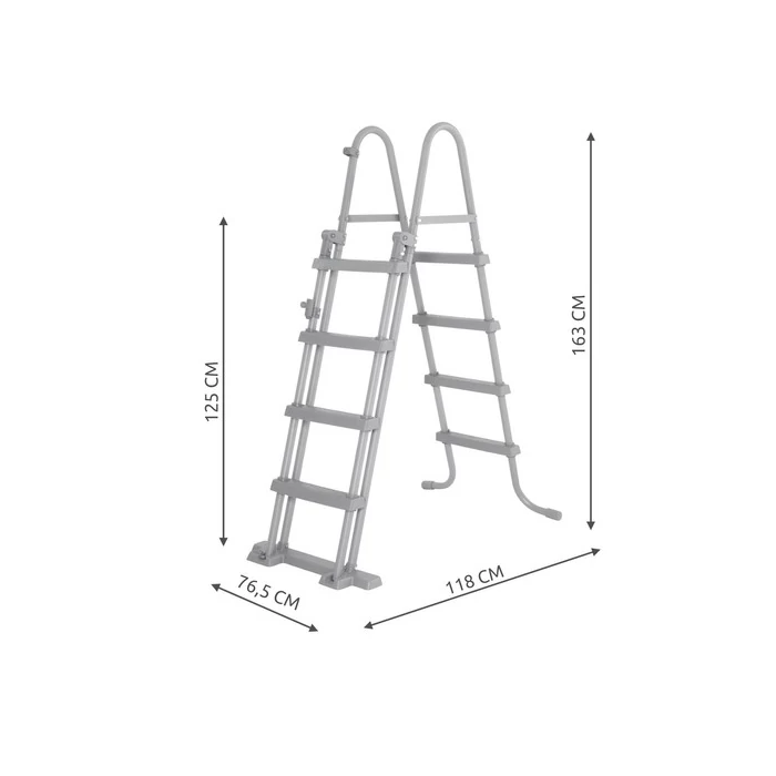 Biztonsági medencelétra 122 cm - BESTWAY 58331