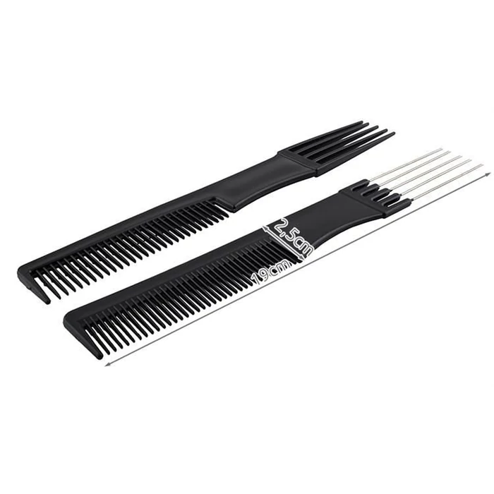 Fésűkészlet - 10 db (fekete)