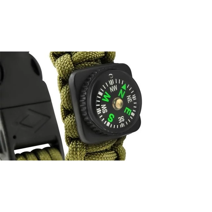 Vízálló túlélő karperec iránytűvel