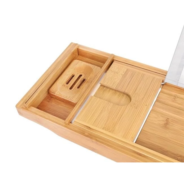 Bambusz állítható fürdőpolc