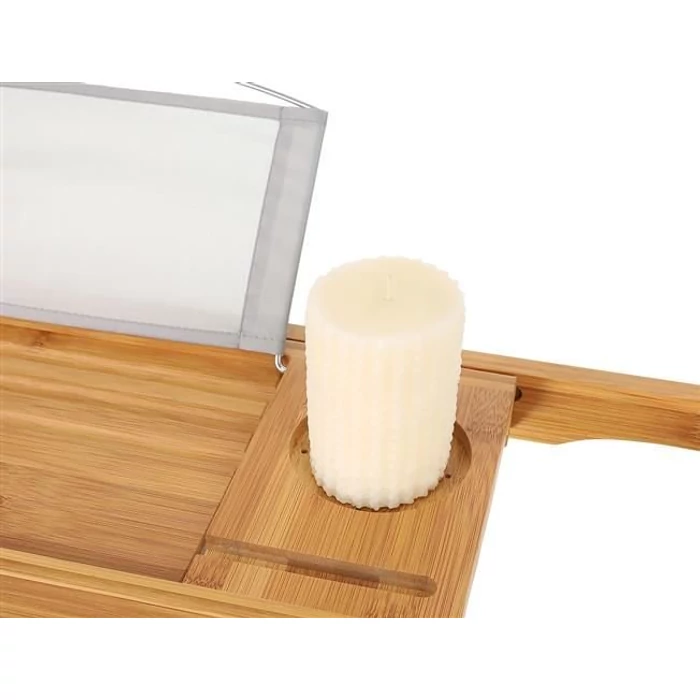 Bambusz állítható fürdőpolc