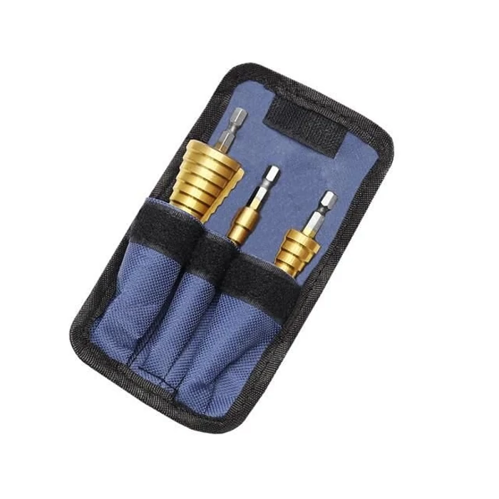 Lépcsős kúpos fúrókészlet - 3 db