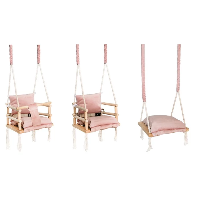 3in1 rózsaszín babahinta