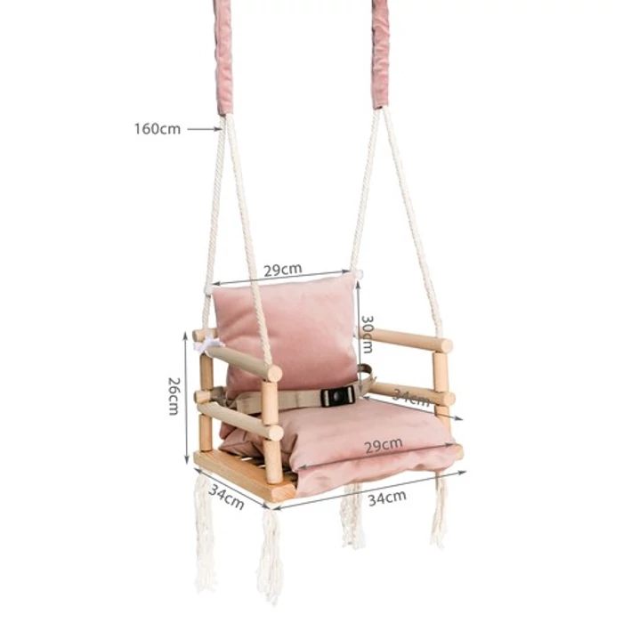 3in1 rózsaszín babahinta