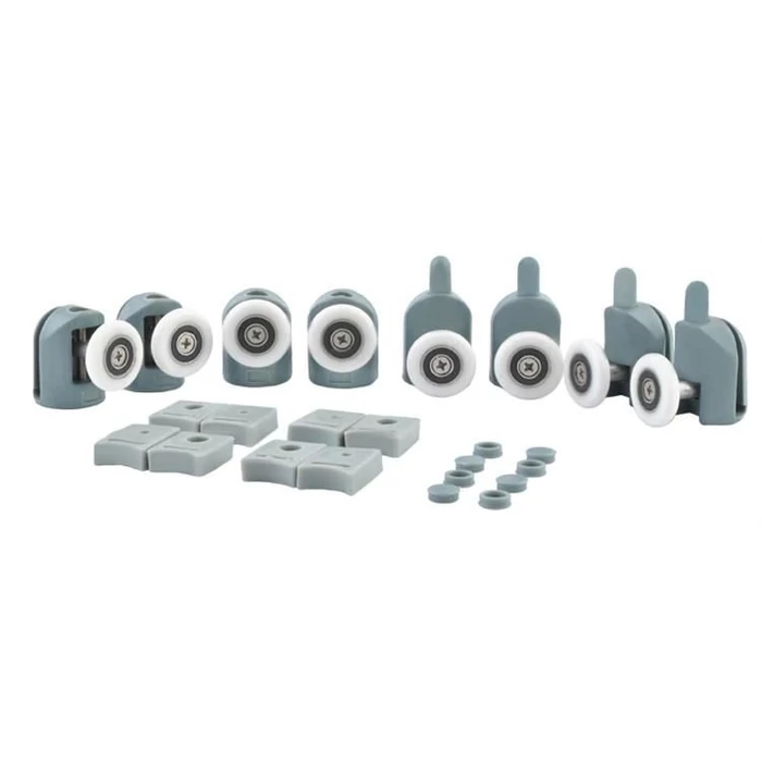 Zuhanykabin görgők 8 db.