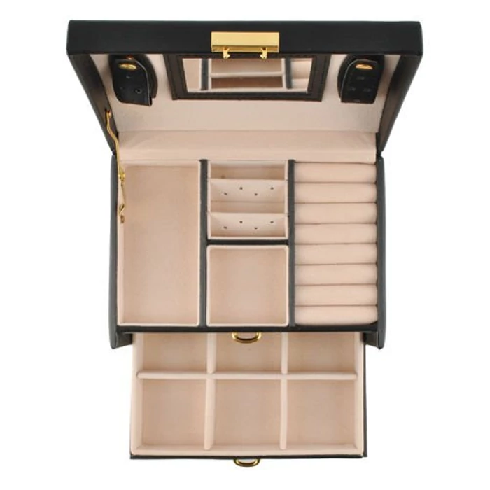 Ékszerdoboz, fekete