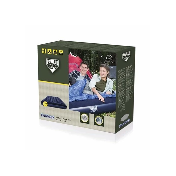 Dupla matrac 191 x 137 x 22 cm - BESTWAY 67002