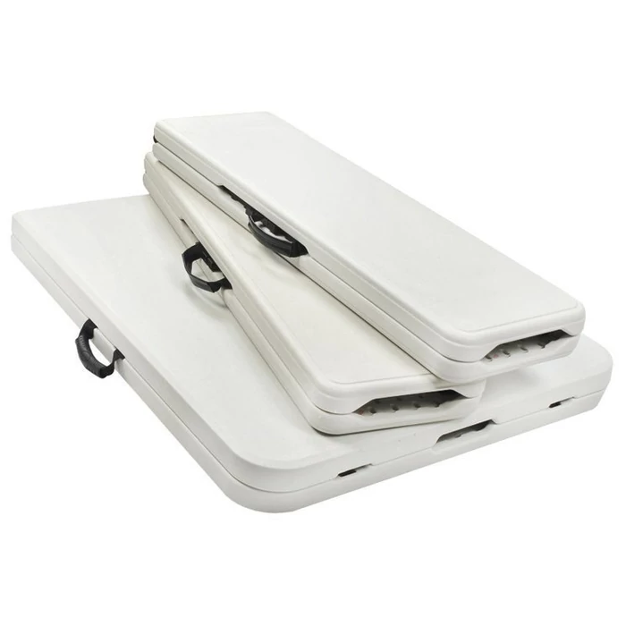 Összecsukható kerti asztal 180 cm + 2 pad