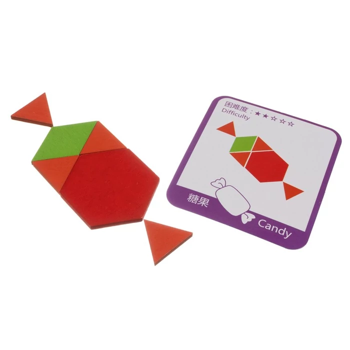 Oktató puzzle - geometriai figurák