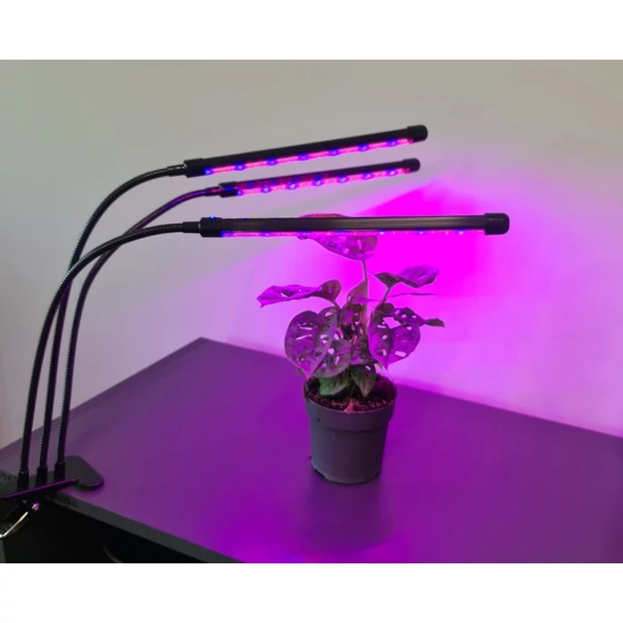 Palántanövesztő lámpa 20 LED-es - háromágú