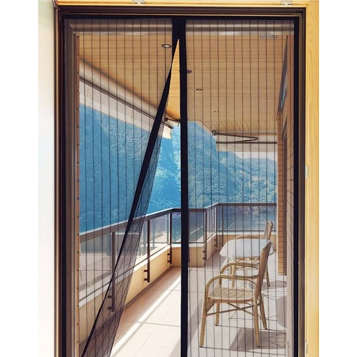 Szúnyogháló ajtóhoz 100x210cm (fekete)