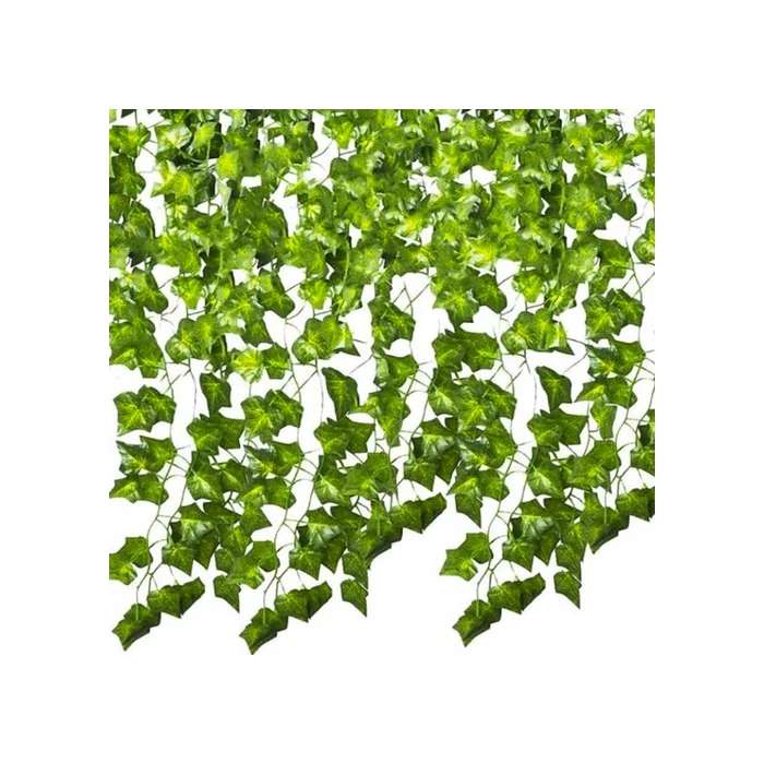 Mesterséges borostyánfüzér - garland - 6,3m