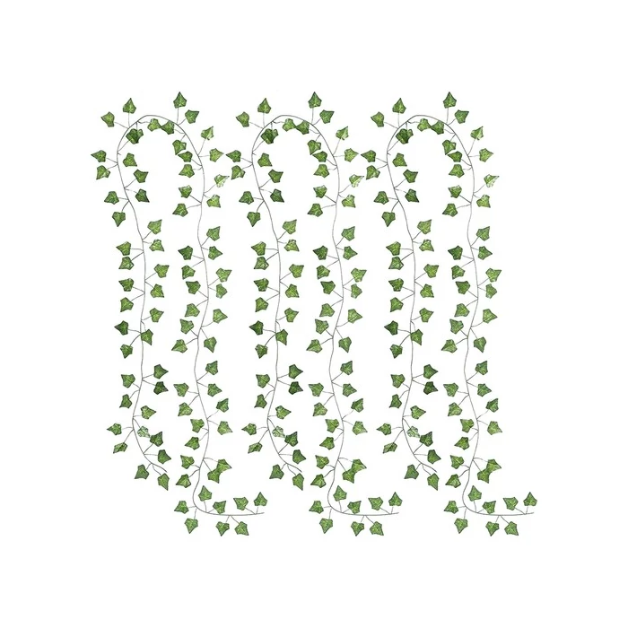 Mesterséges borostyánfüzér - garland - 6,3m