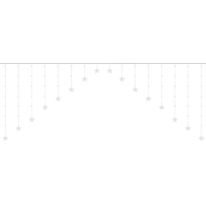 Fényfüggöny 136 LED-meleg fehér