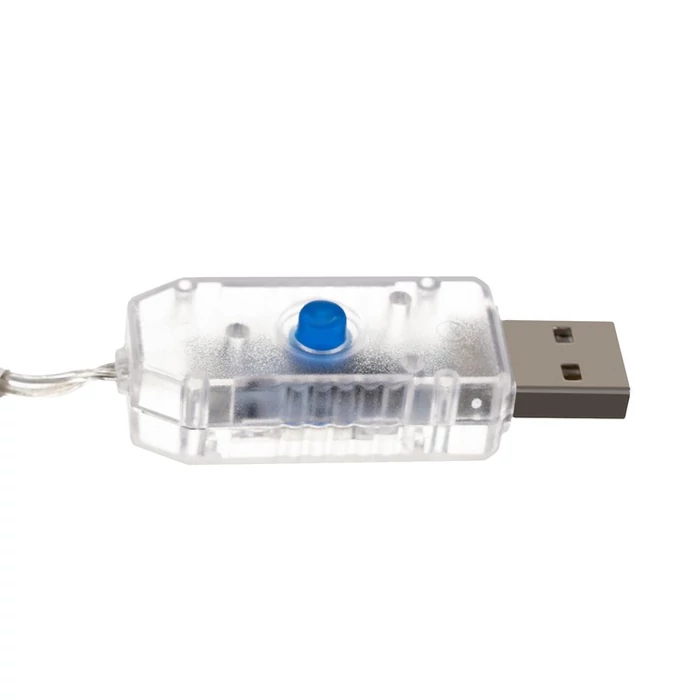Fényfüggöny 138 LED USB- hideg fehér