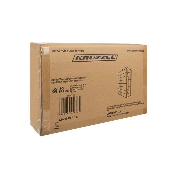 Játékautó tartó doboz