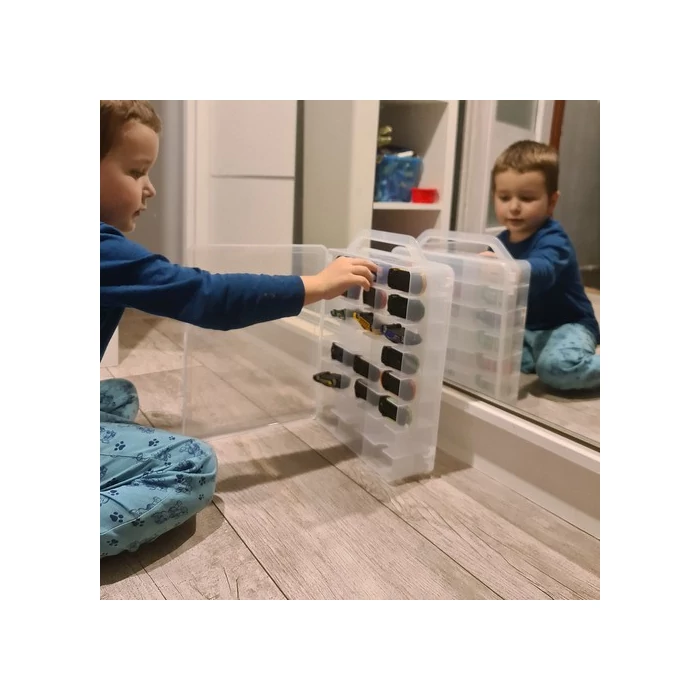 Játékautó tartó doboz