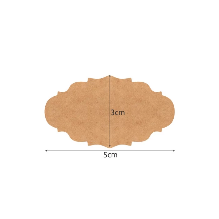 Öntapadós barna címkék (300 db)