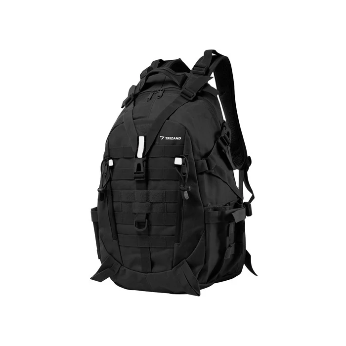 Katonai, turisztikai Trizand hátizsák, fekete, 25 L